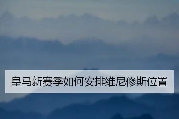 皇马新赛季如何安排维尼修斯位置